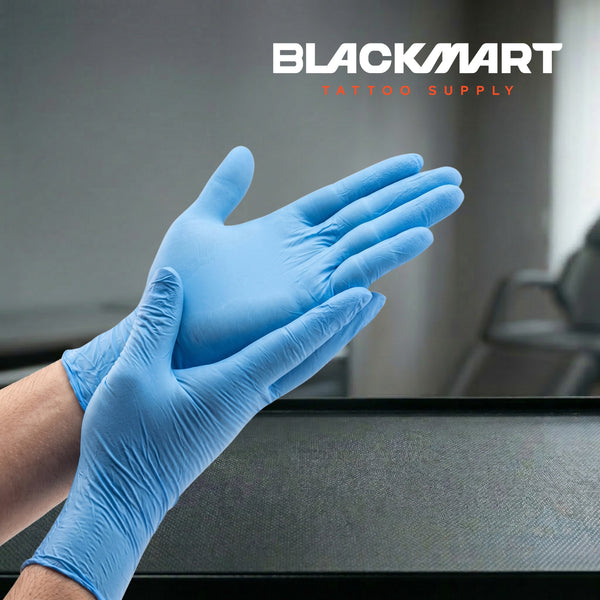 Guantes de Nitrilo Azul x100 Und